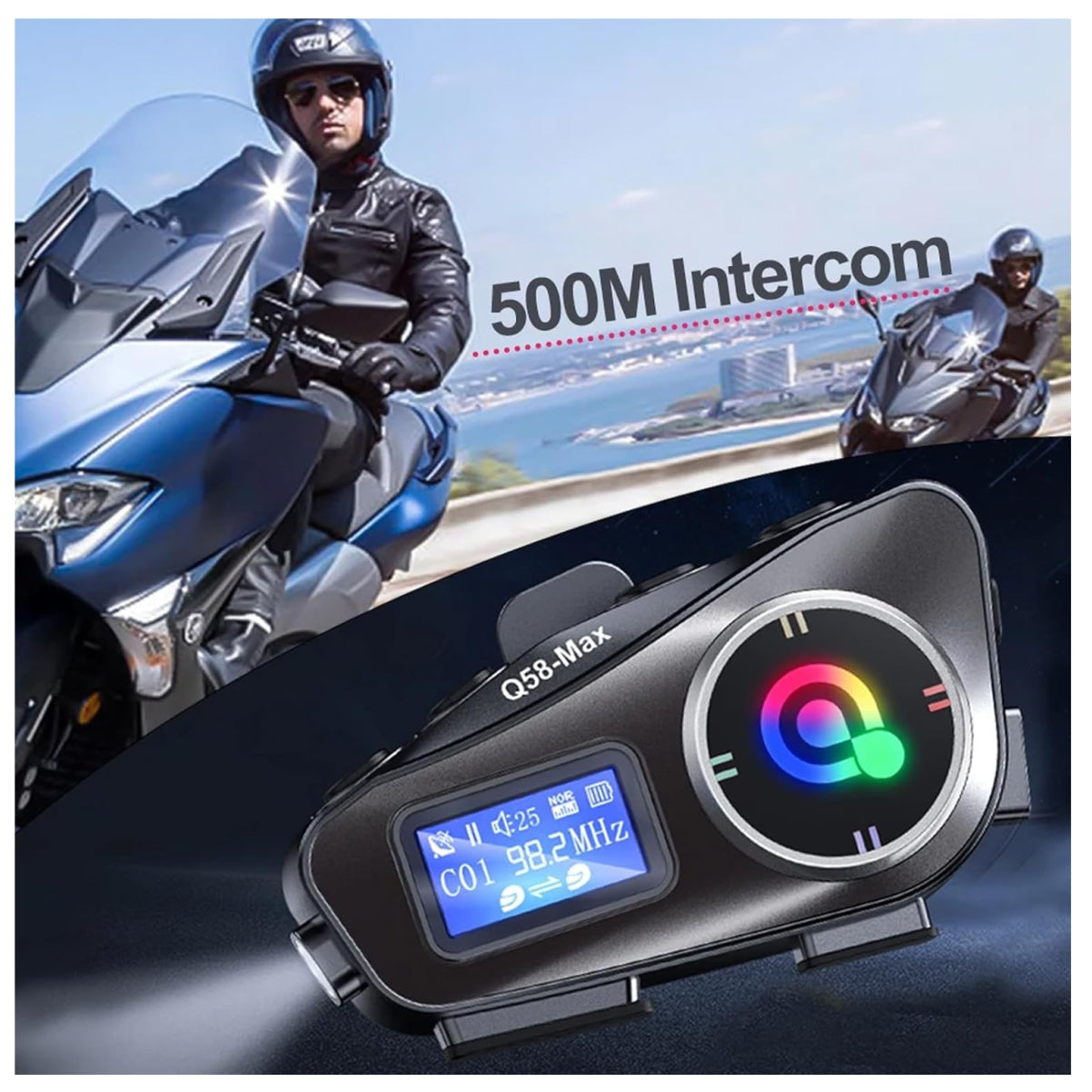 INTERCOMUNICARDOR Q58 MAX- COMBO 2 UNIDADES.